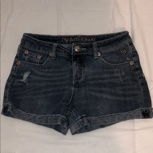 Justice jean shorts